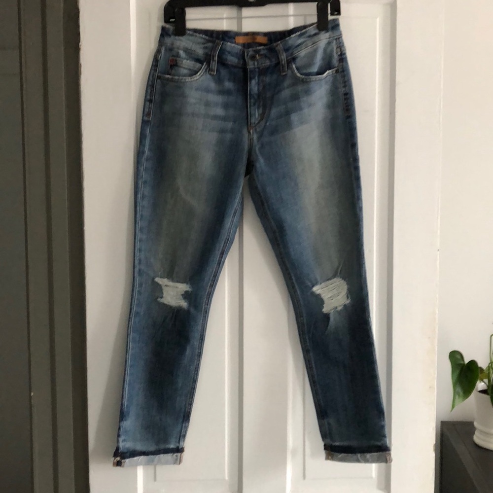 Joe’s Jeans Billie Ankle boyfriend distressed